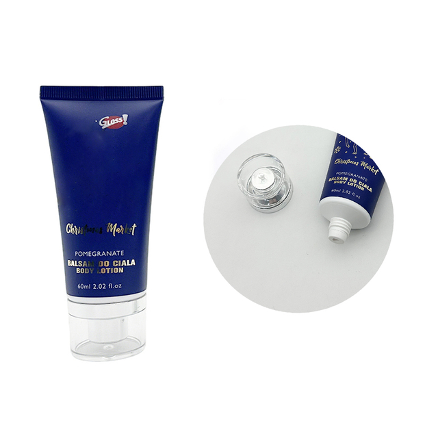 Acrylic Screw Cap PE Body Lotion Skin Cream Cosmetic Packing Soft Squeeze Tube Plastic Cream Tube for Cosmetic