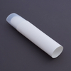 White Round Oval Custom Empty Plastic Cream Squeeze Cosmetic Packaging Tubes Center Twist Cap Special Function Head Flat Tube