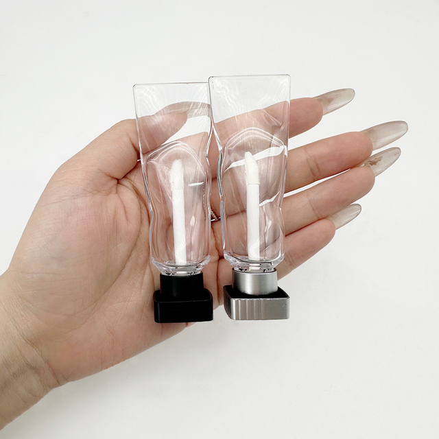 4ml Bottle Lip Glaze Lipstain Hydrating Clear Container Refillable Toothpaste Type Concealer Tubes Balm Lip Gloss Empty Tube