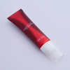 Custom Empty Plastic Cream Squeeze Facial Cleanser Vibration Massage Silicone Gel Applicator with Oval Cosmetic Packaging Tube