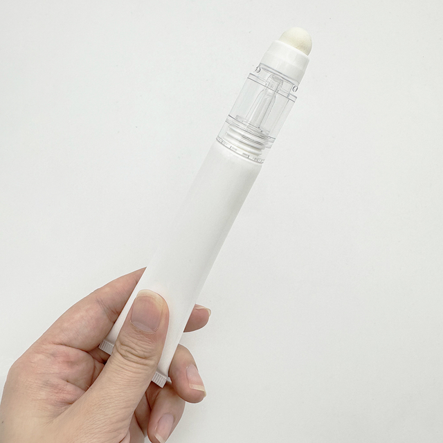 Soft Plastic Dropper Cosmetic Tube Packaging Eye Cream Essence Dropper Applicator Tube With Sponge Head