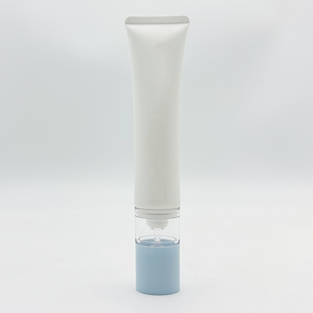 Flat Eye Cream Cosmetic Packaging Makeup Skincare Dropper Tip Applicator Tube with Sponge