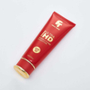 Round Cosmetic Plastic Sun Protection Squeeze Tubes Packaging with Hot Stamping Screw Cap Soft Sunscreen Packaging Tube