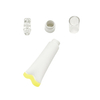 Cosmetic Squeeze Applicator Tube Wave Shape Sealing Tail Cosmetic Tube Lip Gloss Tube with Silicone Applicator
