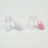 Professional Factory Wholesale 1.2ml 3ml White Pink Round Lip Gloss Container Mini Cosmetic Make-Up Tube Empty Lip Gloss Tube