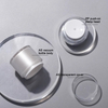 15ml 30ml 50ml Plastic Airless Pump Jar Refillable Bottle Empty Cosmetic Packaging Face Cream Jar 
