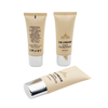 Cosmetic Plastic Packaging Tube Skin Care Sunscreen Bb Cream Soft Squeeze Oval Shape Foundation Flat Tube