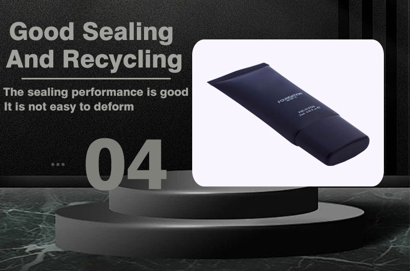 Sunscreen packaging cosmetic tube