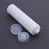 White 10ml 30ml 50ml 120ml Face Wash Body Lotion PE Cosmetic Plastic Packaging Tubes Skincare Tube Clear Transparent Fliptop Cap