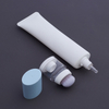 Flat Empty White Skincare Packaging Foundation Makeup Clear Dropper Tip Applicator Tube with Soft Fibrous Brush