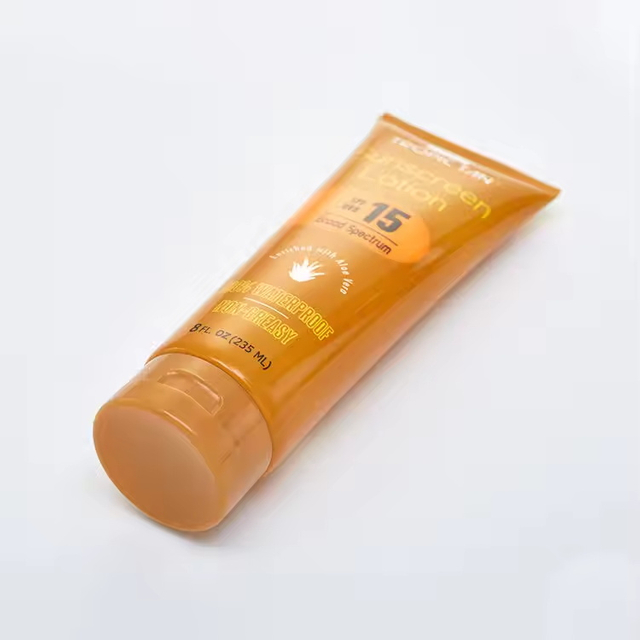 Customized Sunscreen Cream Packaging Empty Lotion Squeeze Plastic Tubes Empty Cosmetic Tube