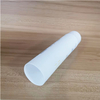 China Factory Empty Round Tail Open Unsealed Flip Top White Glossy Cosmetic Face Wash Facial Cleanser Soft Squeeze Tube