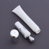 Custom Eye Cream Lotion Cosmetics Plastic Round Shaped Metal Applicator Massage Metal Head Eye Cream Packaging Tube