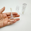 Clear PET Lipgloss Tube Containers with Thick Wand 5.5ml Plastic Tube for Lip Balm