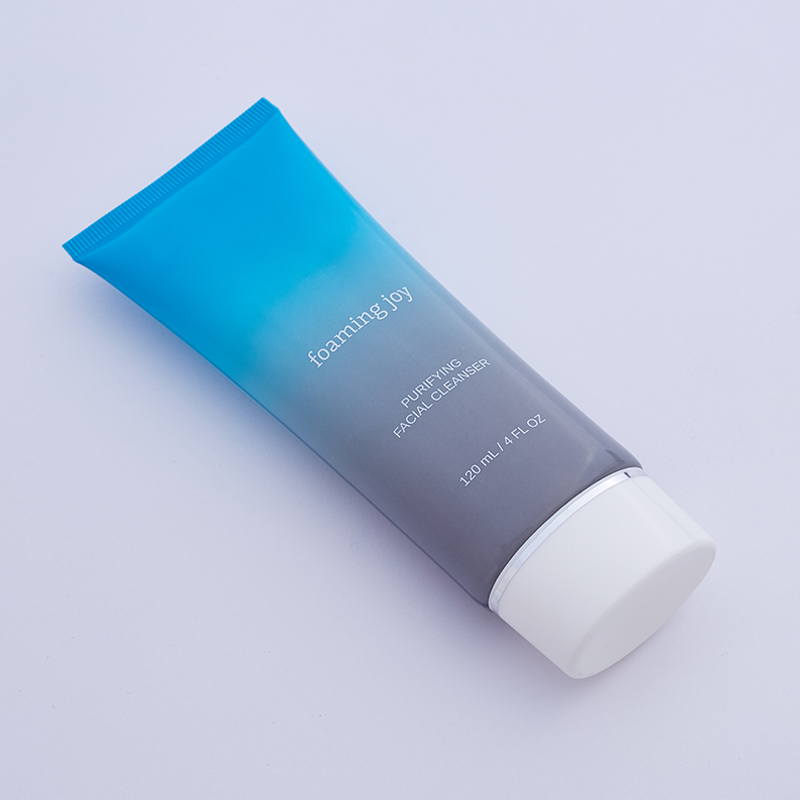 4.Oz 120ml Oval Facial Cleanser Face Wash Tube (4)