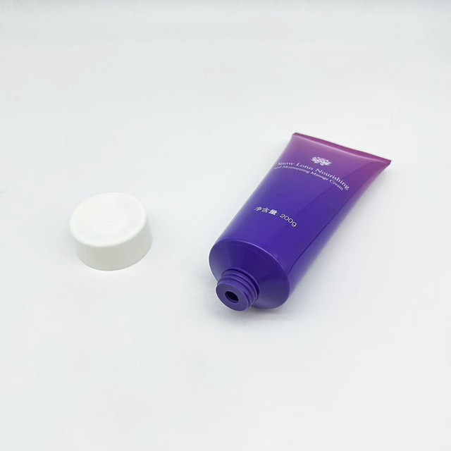 Pe Cosmetic Tube With 5 Steel Roller Balls For Facial Cleanser Special Function Soft Tube Cosmetic Lotion Tube Packaging