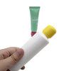 Creative Star-Shaped Orifice Cosmetic Squeeze Tube with Unique Apple Shaped Cap Color Packaging for Cream