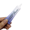 Wholesale Custom Logo Gradient 15ml 20ml Empty Plastic Squeeze Tube with Metallic Gold Pointed Cap for Eye Cream & Serum