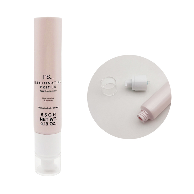 Customized Empty Soft Airless Pe Bb Cream Squeeze Tubes for Cosmetic Plastic Packaging with Pump Tube