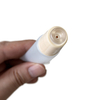 Empty Cosmetic Soft Squeeze Tube Twist Lock Silicone Tip Applicator Frosted Eye Lipgloss Cream Tube Octagonal Cap 