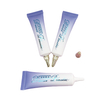 Wholesale Custom Logo Gradient 15ml 20ml Empty Plastic Squeeze Tube with Metallic Gold Pointed Cap for Eye Cream & Serum