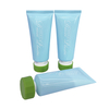 Wholesale Custom Logo 50ml 100ml Empty Soft Cosmetic Squeeze Tube with Faceted Cap for Skincare Body Lotion Hand Cream