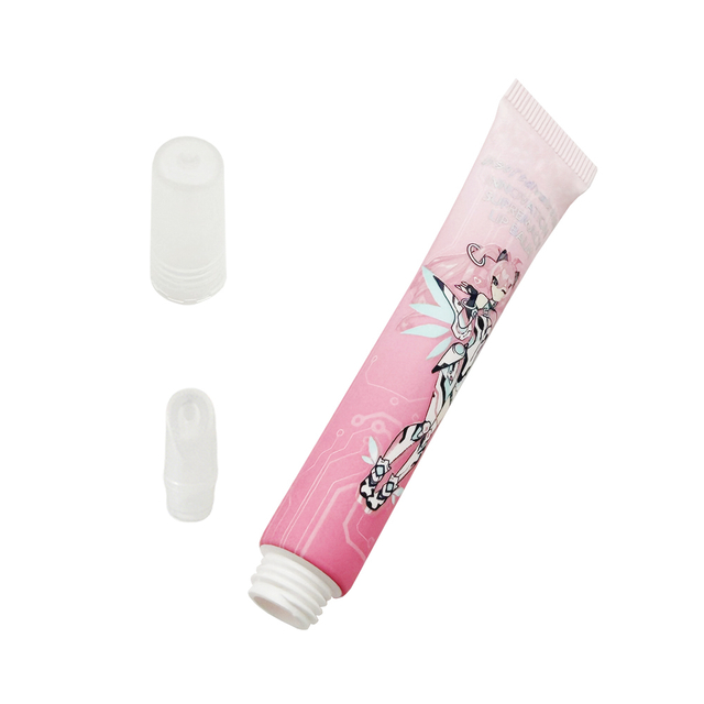 Cosmetics Empty 20ml Lip Oil Packaging Lipgloss Lotion Squeeze Tube Custom logo Plastic Pink Blue Lip Gloss Tube