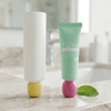Creative Star-Shaped Orifice Cosmetic Squeeze Tube with Unique Apple Shaped Cap Color Packaging for Cream