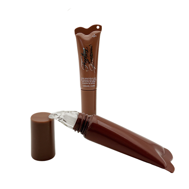 Skincare Makeup Cosmetic Packaging Tube AS Applicator Lipgloss Lipbalm Soft Wave Squeeze Packaging Tube
