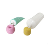 Creative Star-Shaped Orifice Cosmetic Squeeze Tube with Unique Apple Shaped Cap Color Packaging for Cream