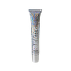 Custom Holographic Glitter Lip Balm Tube 15ml Cosmetic Squeeze Tube Empty Lip Gloss Tube Slanted Tip Applicator Silver Cap
