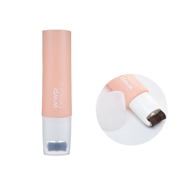 OEM Empty PE Cosmetic Tube Packaging with Spiked Massage Roller Applicator Custom Color Squeeze Hair Care Tube