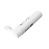Custom Logo Empty 50ml Cosmetic Squeeze Tube LDPE White Plastic Cream Packaging Tube with White Flip Top Cap