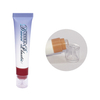 Donut Head Applicator Lip Balm Tube Transparent Cap Gradient Plastic Soft Squeeze Tube Empty Cosmetic Tube Custom Logo OEM 