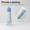Cosmetic Lip Gloss Packaging 19mm PE Tube Lip Balm Squeeze Tube with Slant Tip Applicator Custom Printing Private Label Factory