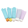 Creative Cute Shape Cosmetic Squeeze Tube with Special Shape Tail Cat Ear and Cloud Tail Seal for Hand Cream