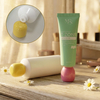 Creative Star-Shaped Orifice Cosmetic Squeeze Tube with Unique Apple Shaped Cap Color Packaging for Cream