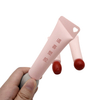 Custom 15ml Cosmetic Soft Squeeze Tube with Heart Shaped Hole Tail Ball Cap Lip Gloss Cosmetic Tube Packaging