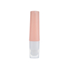 Custom Empty Cosmetic Squeeze Tube with Soft Brush Applicator Pink Plastic Laminated Soft Tube for Liquid Foundation Concealer