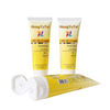 Screen Printing Customization PE Plastic Empty Sunscreen Container Tubes Round Skin Care Packaging Sunscreen Sunblock Tube