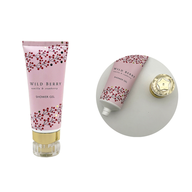 Custom Logo Empty PE Plastic Shower Gel Cosmetic Tube with Flip Top Cap for Body Wash and Shampoo Packaging