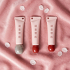 Custom 15ml Cosmetic Soft Squeeze Tube with Heart Shaped Hole Tail Ball Cap Lip Gloss Cosmetic Tube Packaging