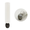 White Cosmetic Squeeze Tube Unique Star Shaped Nozzle Cosmetic Soft Tube Flower Dispenser Packaging with Marble Ball Cap