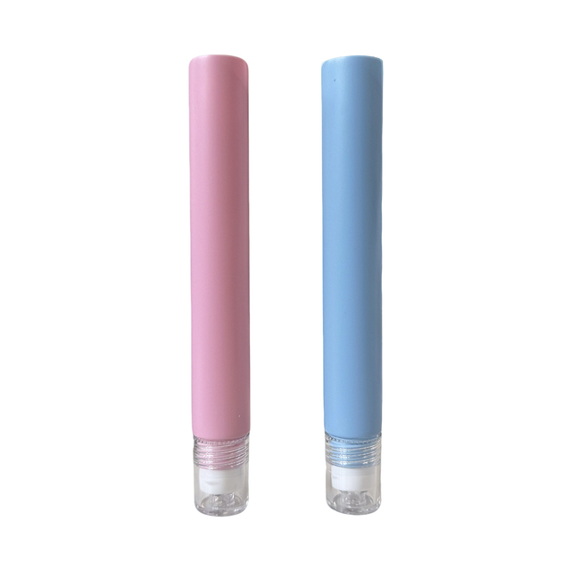 Empty Skin Cream Massage Packaging Tube Soft Squeeze Cosmetic Plastic Tube with Three Small Roller Ball Applicator