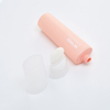 Custom Empty Cosmetic Squeeze Tube with Soft Brush Applicator Pink Plastic Laminated Soft Tube for Liquid Foundation Concealer