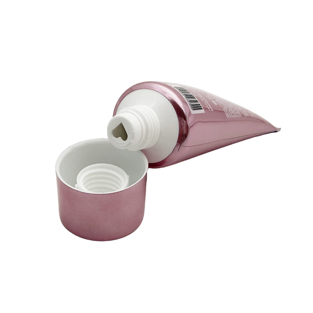 OEM/ODM Innovative Cosmetic Tube Heart Discharge Hole Hand Cream Squeeze Tube Hot Stamping Wholesale Hand Cream