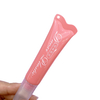 15ml Pink Cosmetic Squeeze Portable Squeeze Makeup Tube with Hanging Hole Gold Zinc Alloy Massage Head for Eye Cream & Lip Gloss